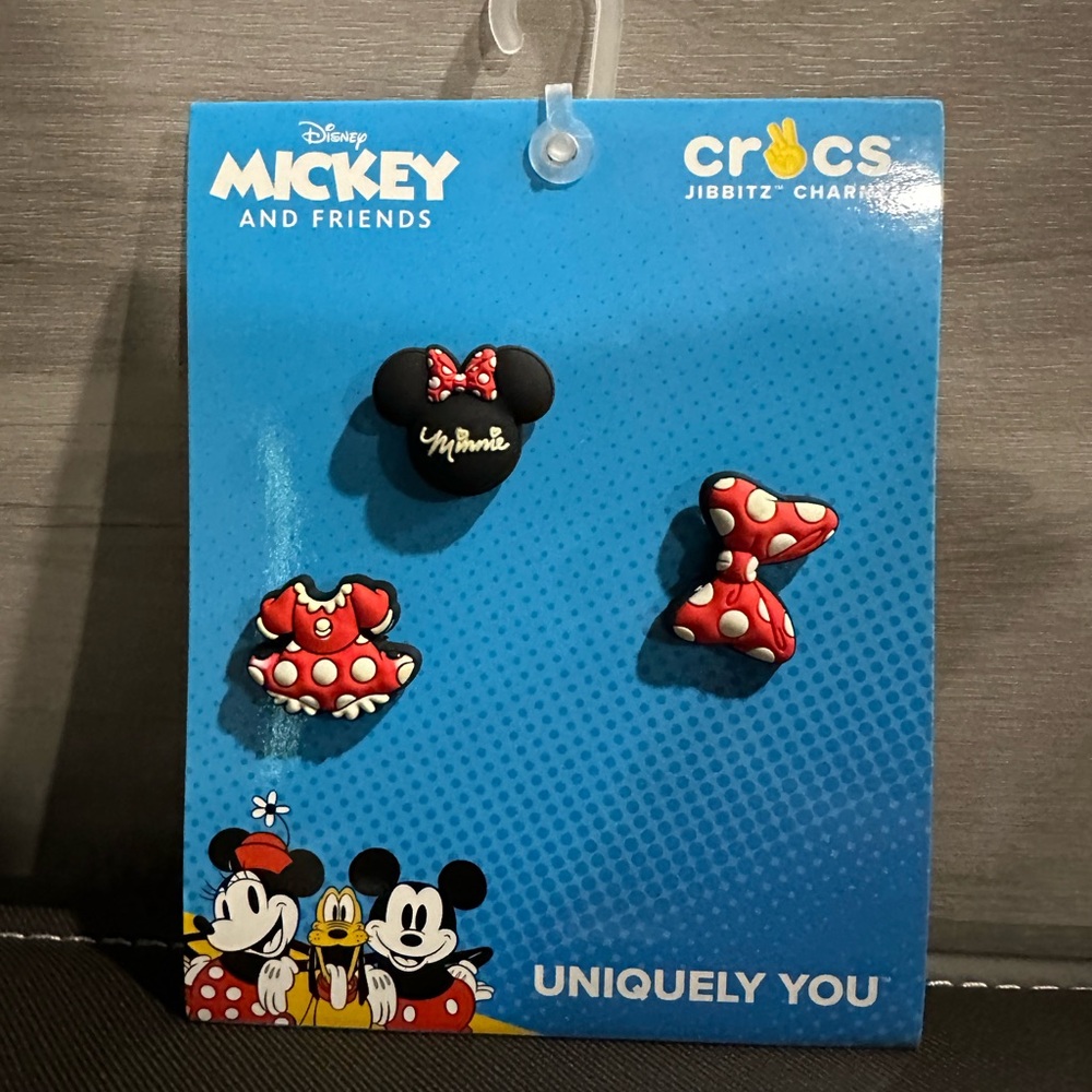 Disney Minnie Mouse Crocs Jibbitz Charms
